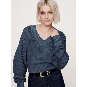 Banana Republic Cotton V Neck Sweater Small